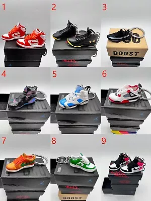 Free Ship | Variety Sneaker Keychain | Mini Shoe Collectibles | Box Optional • $10.80