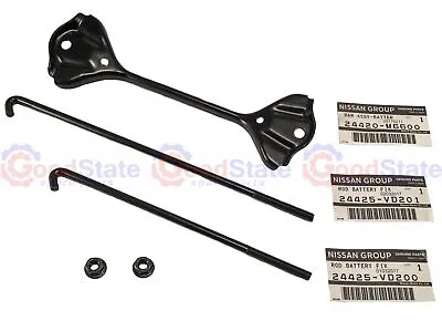 GENUINE Nissan Patrol GQ GU Navara D21 D22 Battery Hold Down Clamp Kit • $55.38