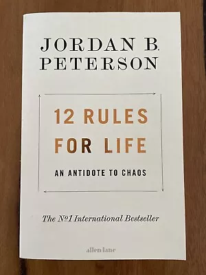 12 Rules For Life: An Antidote To Chaos By Jordan B. Peterson (Paperback 2018) • $17