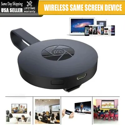 4K 1080P Wireless TV Stick WIFI Display Dongle HDMI Receiver Airplay Miracast • $13.45