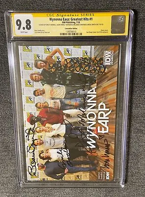 Wynonna Earp SCROFANO SIGNED  5x SDCC Variant Autograph Cgc Ss 1 Vengeance • £277.11