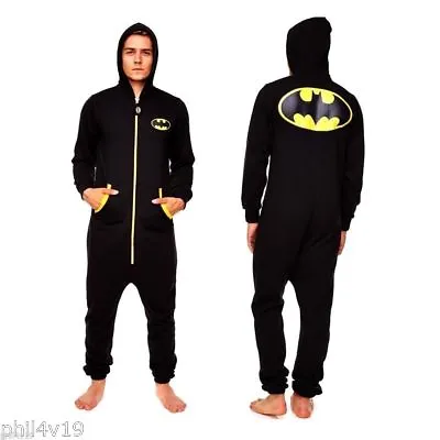 Batman Onesie Jumpsuit - Mens Onsie ( Bat Man Costume Merchandise  Not Gerber) • £31.70