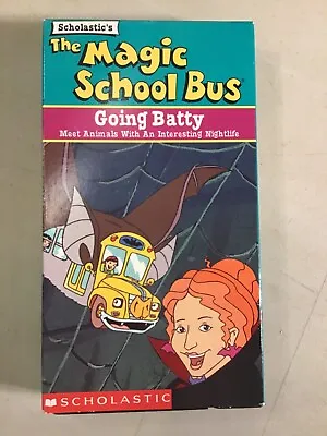 VHS The Magic School Bus - Going Batty (VHS 1997) In Very Good Condition • $4.50