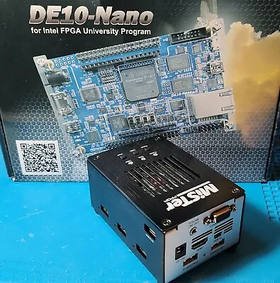 MiSTer FPGA Terasic DE10 Nano + Case + 128MB + USB HUB + IO + 64GB SD Preloaded! • $509.95