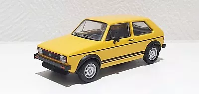 Kyosho 1/64 VW VOLKSWAGEN GOLF GTI MK1 YELLOW Rabbit Diecast Car Model • $23.99