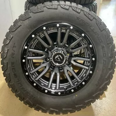 20x10 Fuel D680 Gray Rebel Wheels 35  AT Tires 8x170 Ford Excursion F250 F350 • $2939