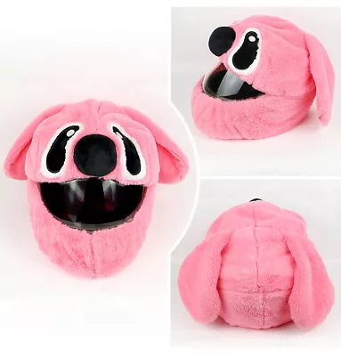 Stitch Plush Motorcycle Helmet Covers Helmets Hat Cap Funny Cosplay (Only Cover) • $24.63