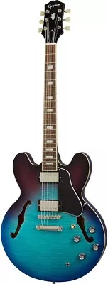 Epiphone Inspired By Gibson ES-335 Figured Blueberry Burst  Electric Guitar F/S • $658.99