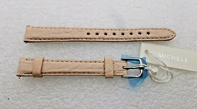 Genuine Michele 12mm Blush Pink Alligator  Watch Band Strap New • $27.77
