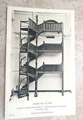 £0.99 • Buy Staircase Of Oak / 16th Century Morlaix In Brittany - Old V & A Museum Postcard
