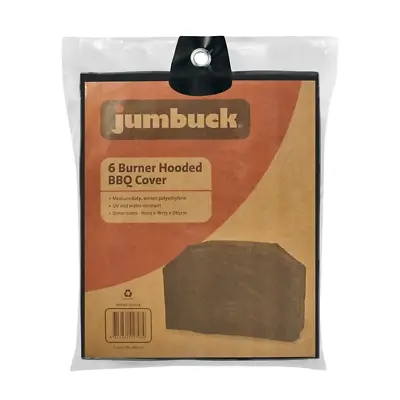 Jumbuck 6 Burner Hooded BBQ Cover • $78.95