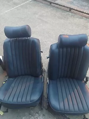 1972-85 Mercedes C107 450slc 380slc 500slc Front Seats Blue • $1399