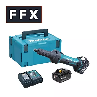 Makita DGD800RTJ 18v LXT Die Grinder Battery Charger 5ah Kit • £338.31