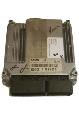 £95 • Buy GENIUNE BMW  320d  E91/E90/E87/E60 ECU 0281012754- DDE 7 799 855 GOOD CONDITION 