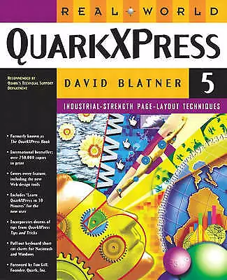 Blatner David : Real World QuarkXPress 5 Highly Rated EBay Seller Great Prices • £4.96