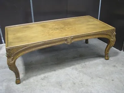 $995 • Buy Baker Furniture  French Collection  Walnut Coffee Table; Hand Carved Details