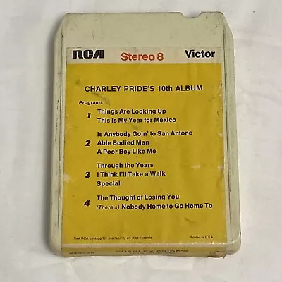 Charley Pride’s 10th Album (RCA 8-Track Tape) P8S 1593 • $6.99