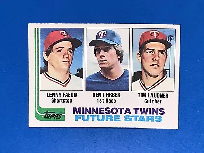 1982 Topps Minnesota Twins Future Stars Kent Hrbek RookieCard #766 Set Break • $1.24