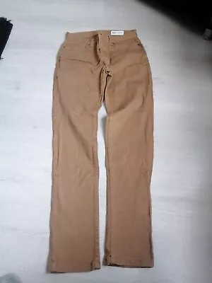 Mens Tan Skinny Stretch Jeans Size W28/L32 • £10