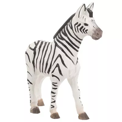 Wooden Zebra Statue For Dining Table Decor & Office Ornament • £15.28