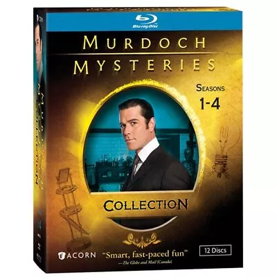 Murdoch Mysteries Collection: Seasons 1-4 - Blu-ray Region A (North America) • $128.99