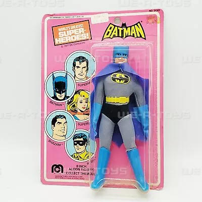 Mego Corp Batman 8  Action Figure 1977 DC Comics Inc. No 51301 Super Heroes NRFP • $399.97