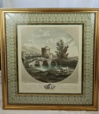 “Vue Du Tombeau De Plautius”Painted By Philippe Hackert And Engraved ByGeorge • $350