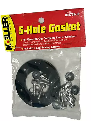 Moeller Marine 5-Hole Gasket W/ Self-Sealing Screws #035728-10 For Sending Units • $15.99
