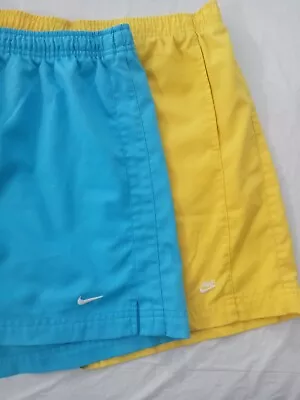 Lot Of 2 NIKE 5  Shorts Womens XL (16-18) Elastic Waistband Running Workout Gym • $24.98