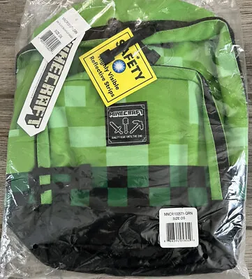 Licensed Minecraft Creeper Mini Backpack Boys/Girls School Bag 12-inch NEW. • $27.95