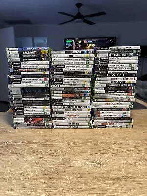 76 X Video Games (XboxPlayStationWii) All Scratched Or Damaged Or Damaged Case • $150
