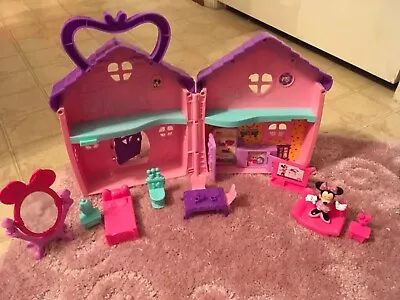 Minnie Mouse Portable Fold Up House With Furniture  • $12
