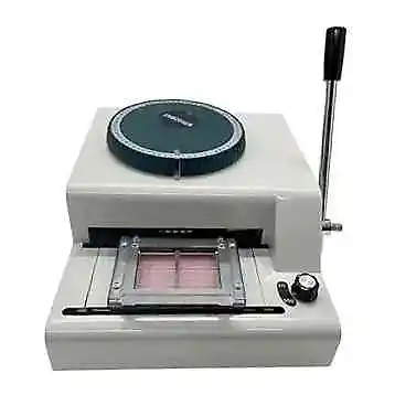  66 Characters Embossing Machine Convex Embosser Manual PVC  Embossing Machine  • $296.62