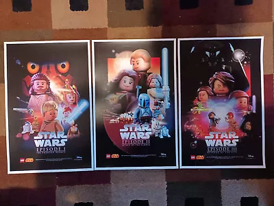 Star Wars Trilogy Lego (11  X 17 ) Movie Collector's Poster Prints (Set Of 3) • $32.99