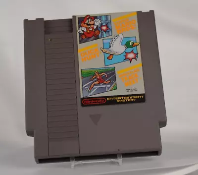 Super Mario Bros /  Duck Hunt / World Class Track Meet (NES 1988) • $1.25