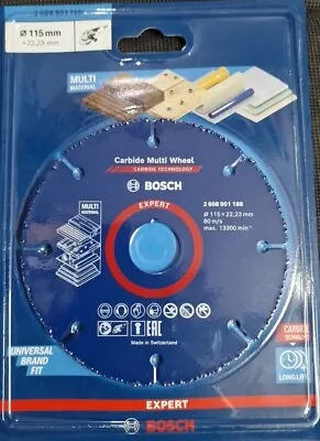 Bosch Professional Expert Carbide Multi Wheel Cutting Disc 115mm  • £11.70