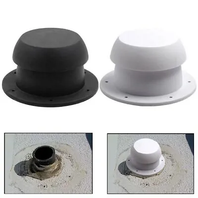 £10.25 • Buy Vent Air Round Accessorie Ventilation Cap Mushroom Head Shape Motorhome RV Roof
