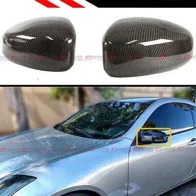 For 2003-2007 Infiniti G35 Coupe Carbon Fiber Jdm Direct Add-on Mirror Cover Cap • $79.99