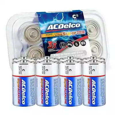 ACDelco C Cell Batteries Super Alkaline C Battery 8-Count • $13.50