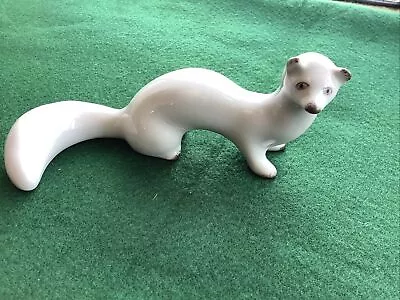 Lomonosov USSRPorcelain Stoat Figure • £10