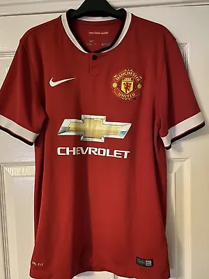 £29.99 • Buy Manchester United 2014/15 Home Shirt Kit Red Nike UK Small Chevrolet Football