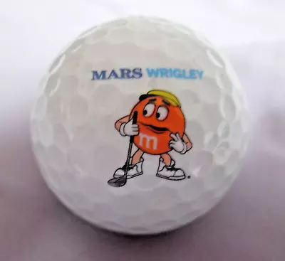 Mars Wrigley M&M Candy Golfer - Logo Golf Ball - Titleist Tour Soft • $8.99