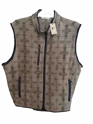 Peter Millar Men’s 2XL Micro Shearling Stretch Golf Jacket Vest • $55