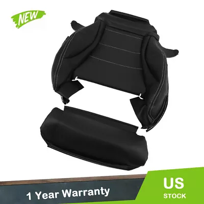 Driver Side Bottom Leather Seat Cover Black For 2015-2021 Mercedes Benz C300 • $80.11