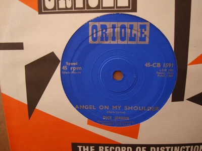 £5.99 • Buy Dick Jordan,  Angel On My Shoulder,  Oriole Records 1961  Mint Unplayed