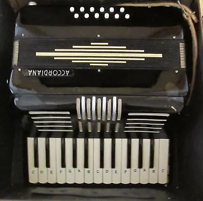 Vintage Excelsior Accordiana Accordion Piano Made In Italy 406 In Original Case • $239.99