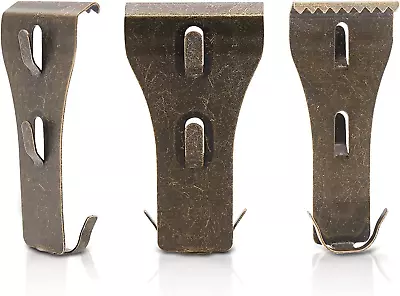 Brick Wall Clips Hooks Fastener -  12 PCS Metal Brick Hangers Hook Clip For Outd • $14.29