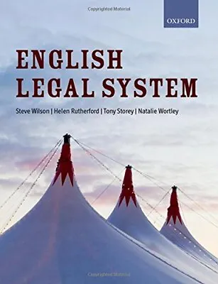 £3.48 • Buy English Legal System (Directions) By Steve Wilson, Helen Rutherford, Tony Store
