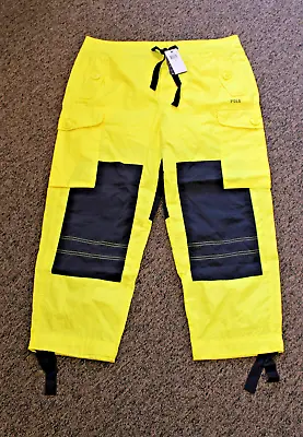 $59.95 • Buy $298 Ralph Lauren Polo Women's Colorblock Cargo Ripstop Pants Yellow Size 12
