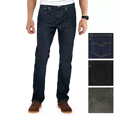 Levi's Men's 513 Jeans Slim Straight Blended Denim Pants 5-Pockets 32  Inseam • $29.99